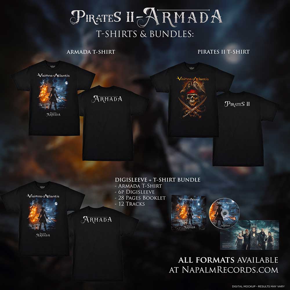 PIRATES II: ARMADA - DIGISLEEVE CD + T- SHIRT