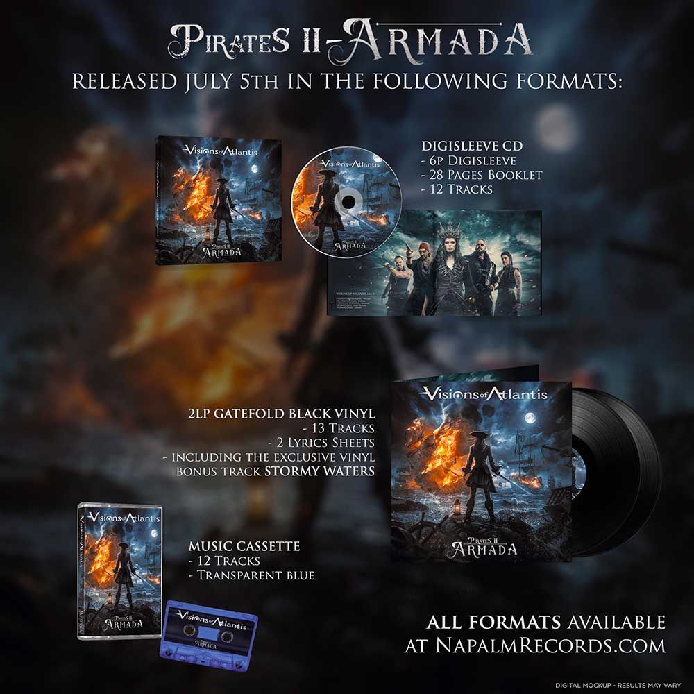 PIRATES II: ARMADA - CD, VINYL AND CASSETTE